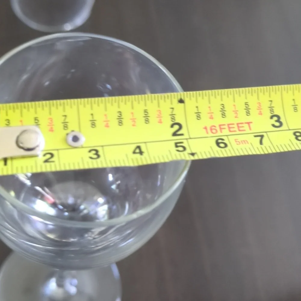 Vintage Kosta Boda Crystal Line Wine Cordial Glasses by Anna Ehrner set of 6 - Picture 7 of 7